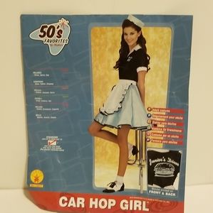 Car Hop Girl Adult Woman Costume